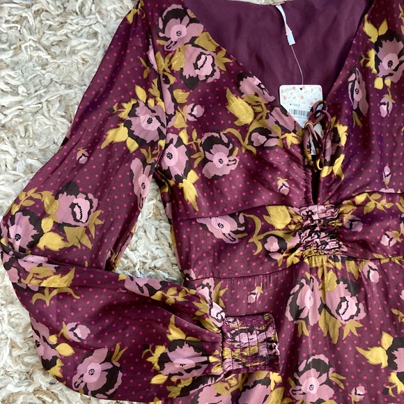 Free People Purple Morning Light Dress - Picture 2 of 7